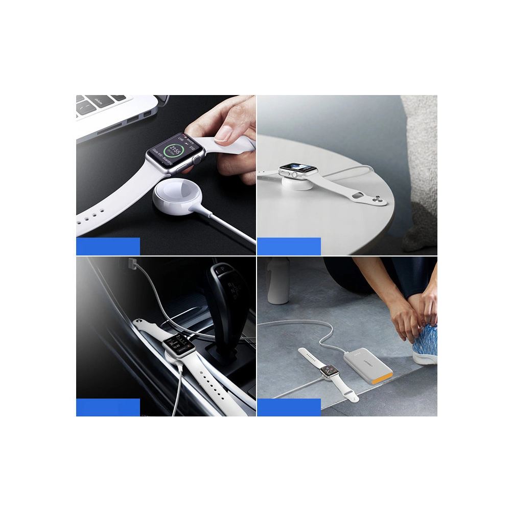 Bezprzewodowa ładowarka UGREEN CD177 MFI Qi do Apple Watch 1m biały