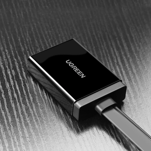 Kup Jednosměrný adaptér UGREEN MM107 HDMI (samec) - Display Port (samice) + USB (pro napájení) 0,5m černý - UGR1305BLK - {ean13} - Sklep Home Screen