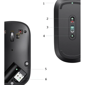 Kup Bezdrátová myš UGREEN MU001 USB černá - UGR1308BLK - {ean13} - Sklep Home Screen