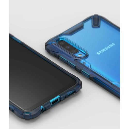 Kup Etui Ringke Fusion-X Samsung Galaxy A70 Space Blue - RGK915BLU - {ean13} - Sklep Home Screen