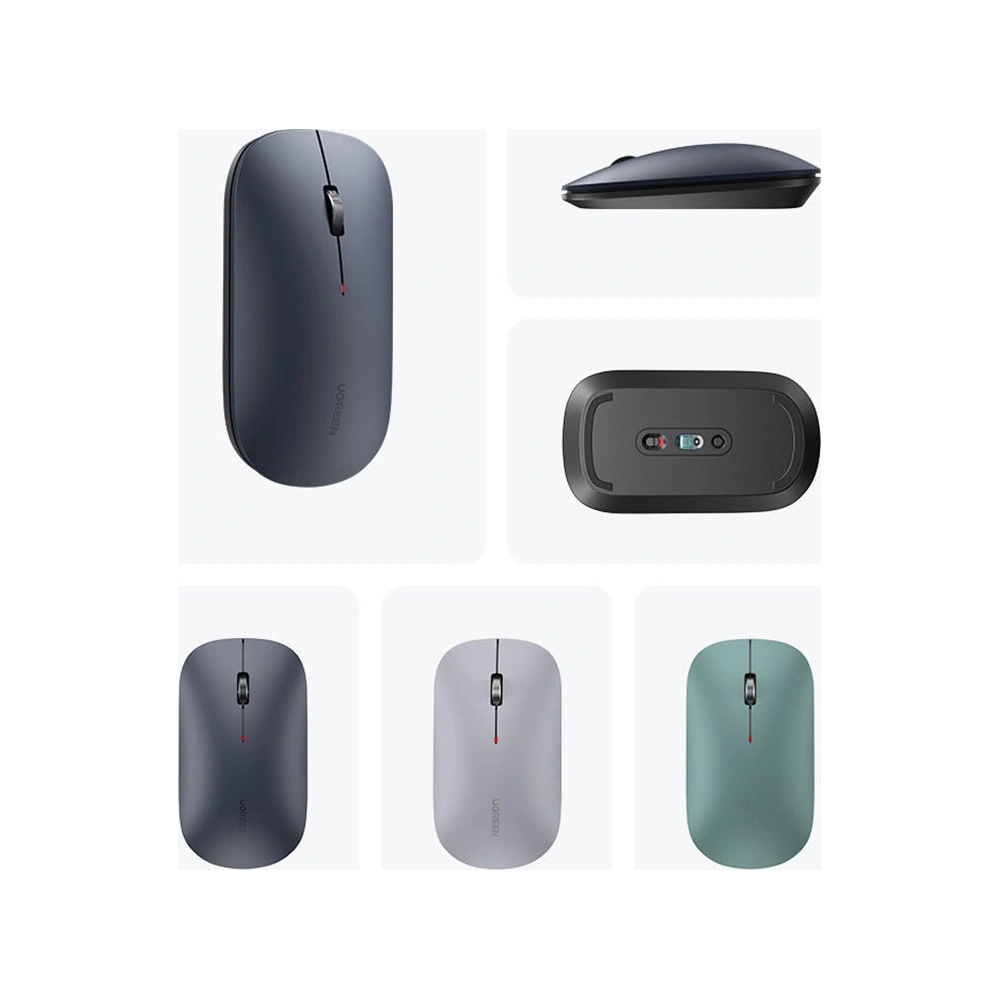 Mysz bezprzewodowa UGREEN MU001 USB zielony