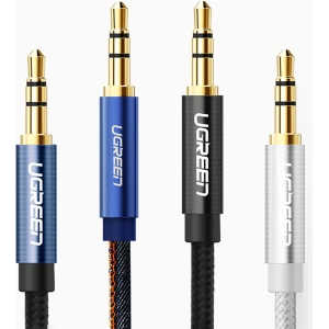 Kabel audio UGREEN AV112 2 x mini jack 3,5mm 0.5m niebieski