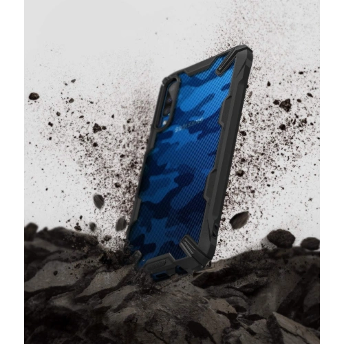 Buy Ringke Fusion-X Design Samsung Galaxy A70 Camo (Moro) Black - RGK916MOB - {ean13} - Home Screen Store Europe