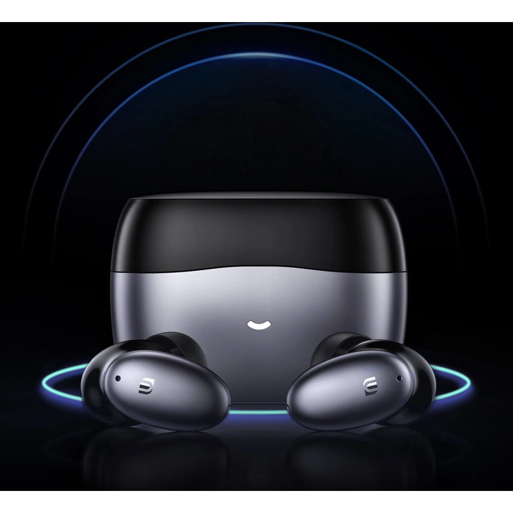 Bezprzewodowe słuchawki UGREEN WS118 HiTune X6 TWS Bluetooth 5.0 ANC szary