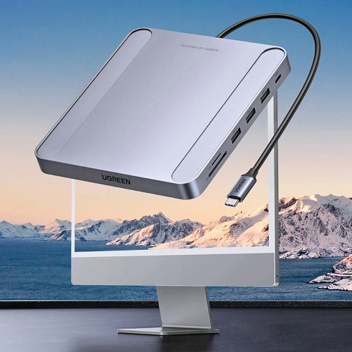 Kup Hub UGREEN CM522 USB-C - 3 x USB 3.1 Gen 1 + SD/TF + RJ45 šedý - UGR1315GRY - {ean13} - Sklep Home Screen
