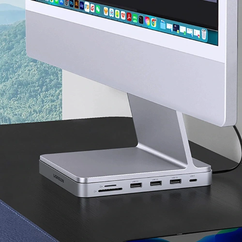 Kup Hub UGREEN CM522 USB-C - 3 x USB 3.1 Gen 1 + SD/TF + RJ45 šedý - UGR1315GRY - {ean13} - Sklep Home Screen