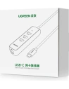 Kup Hub UGREEN CM416 4w1 USB-C - 3x USB 3.1 Gen 1 + RJ45 PD bílý - UGR1316WHT - {ean13} - Sklep Home Screen