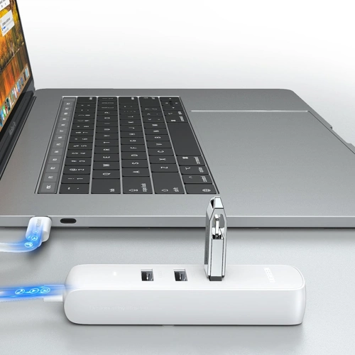 Kup Hub UGREEN CM416 4w1 USB-C - 3x USB 3.1 Gen 1 + RJ45 PD biały - UGR1316WHT - {ean13} - Sklep Home Screen