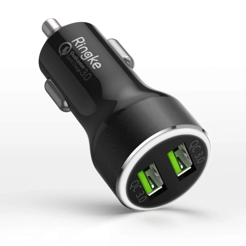 Kup Auto-Ladegerät Ringke RealX2 2x Quick Charge 3.0 Schwarz - RGK921 - {ean13} - Sklep Home Screen