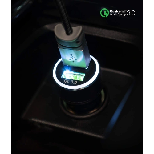 Kup Ładowarka samochodowa Ringke RealX2 2x Quick Charge 3.0 Black - RGK921 - {ean13} - Sklep Home Screen