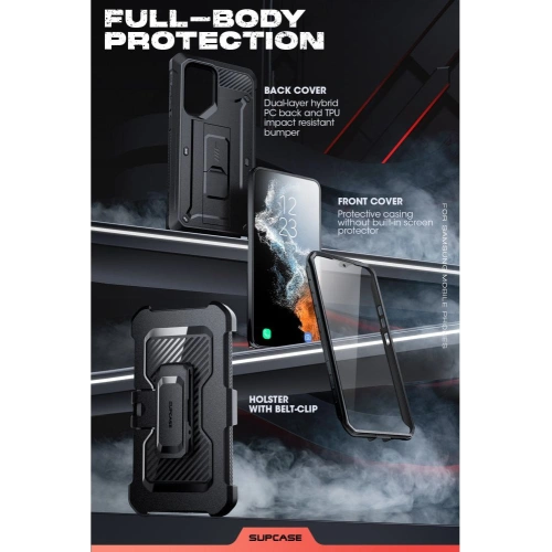 Kup Etui Supcase Unicorn Beetle Pro Samsung Galaxy S22 Ultra Black [2 SET] - SPC273BLK - {ean13} - Sklep Home Screen