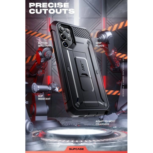 Kup Etui Supcase Unicorn Beetle Pro Samsung Galaxy S22 Ultra Black [2 SET] - SPC273BLK - {ean13} - Sklep Home Screen