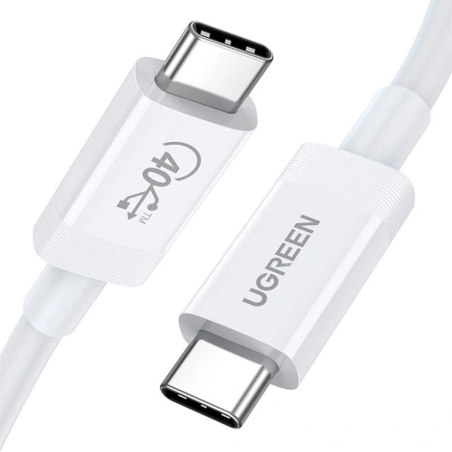 Kup Kabel UGREEN USB4 USB-C - USB-C 40Gbps 0.8m (bílý) - UGR1321WHT - {ean13} - Sklep Home Screen
