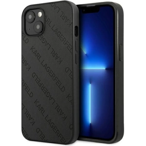 Kup Hülle Karl Lagerfeld KLHCP13SPTLK Apple iPhone 13 mini Hardcase schwarz/black Perforated Allover - KLD949BLK - {ean13} - Sklep Home Screen