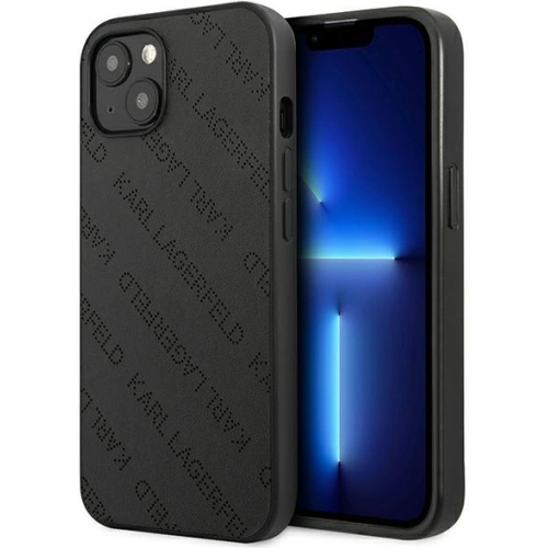 Kup Hülle Karl Lagerfeld KLHCP13SPTLK Apple iPhone 13 mini Hardcase schwarz/black Perforated Allover - KLD949BLK - {ean13} - Sklep Home Screen