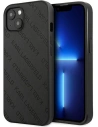 Hülle Karl Lagerfeld KLHCP13SPTLK Apple iPhone 13 mini Hardcase schwarz/black Perforated Allover