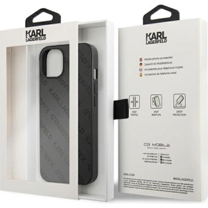 Kup Hülle Karl Lagerfeld KLHCP13SPTLK Apple iPhone 13 mini Hardcase schwarz/black Perforated Allover - KLD949BLK - {ean13} - Sklep Home Screen