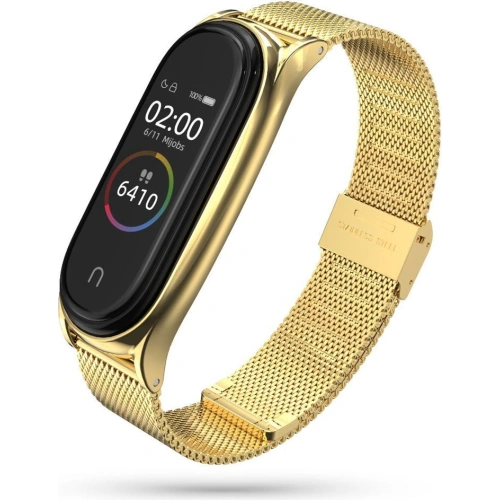 Kup Náramek Tech-Protect Milaneseband Xiaomi Mi Band 7 Gold - THP1144GLD - {ean13} - Sklep Home Screen