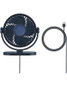 Stolní ventilátor Baseus Serenity, USB (modrý)