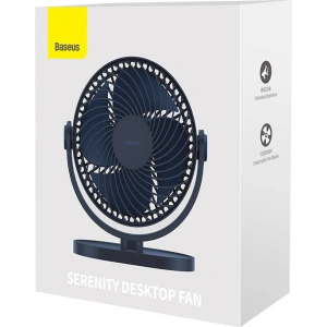 Kup Stolní ventilátor Baseus Serenity, USB (modrý) - BSU3378BLU - {ean13} - Sklep Home Screen