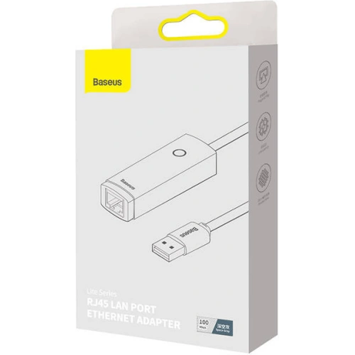 Kup Netzwerkadapter Baseus Lite Series USB zu RJ45, 100Mbps (grau) - BSU3379GRY - {ean13} - Sklep Home Screen