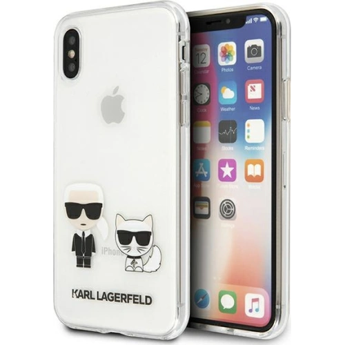 Kup Etui Karl Lagerfeld KLHCI65CKTR Apple iPhone XS Max kemény hátlap Átlátszó Karl & Choupette - KLD950CL - {ean13} - Sklep Home Screen