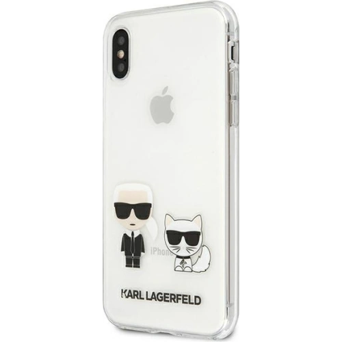 Buy Karl Lagerfeld KLHCI65CKTR Apple iPhone XS Max hardcase Transparent Karl & Choupette - KLD950CL - {ean13} - Home Screen Store Europe