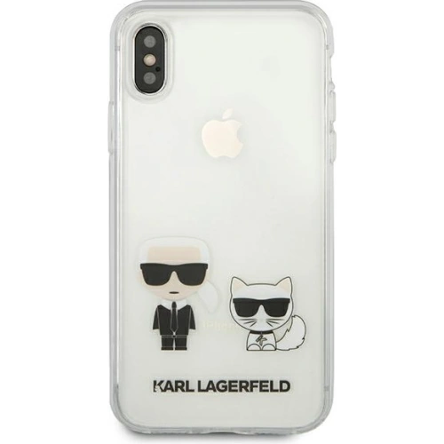 Buy Karl Lagerfeld KLHCI65CKTR Apple iPhone XS Max hardcase Transparent Karl & Choupette - KLD950CL - {ean13} - Home Screen Store Europe