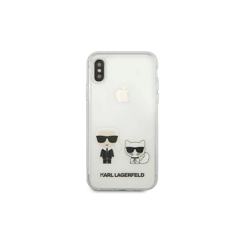 Etui Karl Lagerfeld KLHCI65CKTR Apple iPhone XS Max hardcase Transparent Karl & Choupette