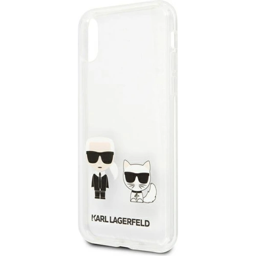 Buy Karl Lagerfeld KLHCI65CKTR Apple iPhone XS Max hardcase Transparent Karl & Choupette - KLD950CL - {ean13} - Home Screen Store Europe