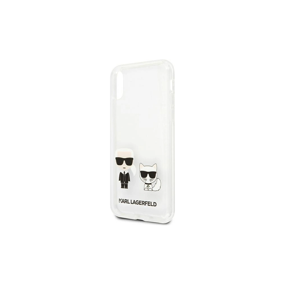 Etui Karl Lagerfeld KLHCI65CKTR Apple iPhone XS Max hardcase Transparent Karl & Choupette
