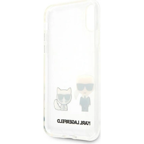 Buy Karl Lagerfeld KLHCI65CKTR Apple iPhone XS Max hardcase Transparent Karl & Choupette - KLD950CL - {ean13} - Home Screen Store Europe