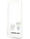 Buy Karl Lagerfeld KLHCI65CKTR Apple iPhone XS Max hardcase Transparent Karl & Choupette - KLD950CL - {ean13} - Home Screen Store Europe