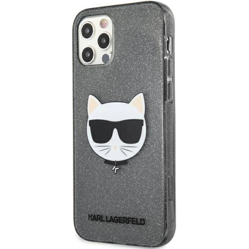 Kup Etui Karl Lagerfeld KLHCP12MCHTUGLB Apple iPhone 12/12 Pro negru/black hardcase Glitter Choupette - KLD951BLK - {ean13} - Sklep Home Screen