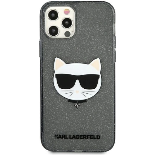 Kup Etui Karl Lagerfeld KLHCP12MCHTUGLB Apple iPhone 12/12 Pro negru/black hardcase Glitter Choupette - KLD951BLK - {ean13} - Sklep Home Screen