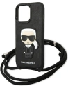 Kup Etui Karl Lagerfeld KLHCP13LCMNIPK Apple iPhone 13 Pro hardcase czarny/black Leather Monogram Patch and Cord Iconik - KLD952BLK - {ean13} - Sklep Home Screen