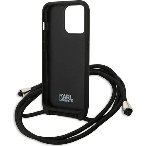 Kup Etui Karl Lagerfeld KLHCP13LCMNIPK Apple iPhone 13 Pro hardcase czarny/black Leather Monogram Patch and Cord Iconik - KLD952BLK - {ean13} - Sklep Home Screen
