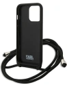 Kup Etui Karl Lagerfeld KLHCP13LCMNIPK Apple iPhone 13 Pro hardcase czarny/black Leather Monogram Patch and Cord Iconik - KLD952BLK - {ean13} - Sklep Home Screen