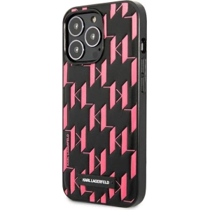 Etui Karl Lagerfeld KLHCP13LMNMP1P Apple iPhone 13 Pro hardcase różowy/pink Monogram Plaque