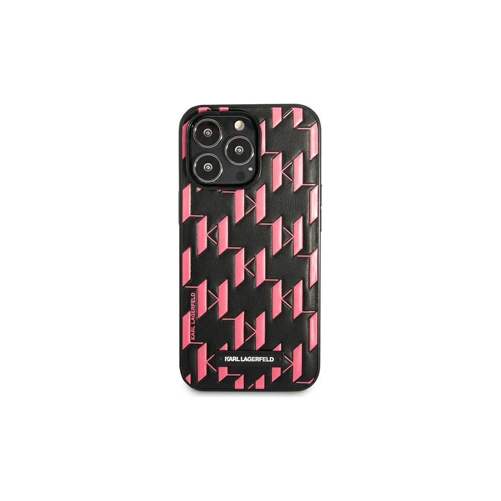 Etui Karl Lagerfeld KLHCP13LMNMP1P Apple iPhone 13 Pro hardcase różowy/pink Monogram Plaque