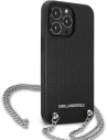 Kup Etui Karl Lagerfeld KLHCP13LPMK Apple iPhone 13 Pro hardcase czarny/black Leather Textured and Chain - KLD954BLK - {ean13} - Sklep Home Screen