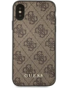 Kup Etui Guess GUHCI65G4GFBR Apple iPhone XS Max maro/brown hard case 4G Metal Gold Logo - GUE1820BR - {ean13} - Sklep Home Screen