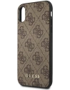 Kup Etui Guess GUHCI65G4GFBR Apple iPhone XS Max maro/brown hard case 4G Metal Gold Logo - GUE1820BR - {ean13} - Sklep Home Screen