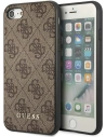 Etui Guess GUHCI8G4GFBR Apple iPhone SE 2022/2020/8/7 barna/brown kemény tok 4G Fém Arany Logó
