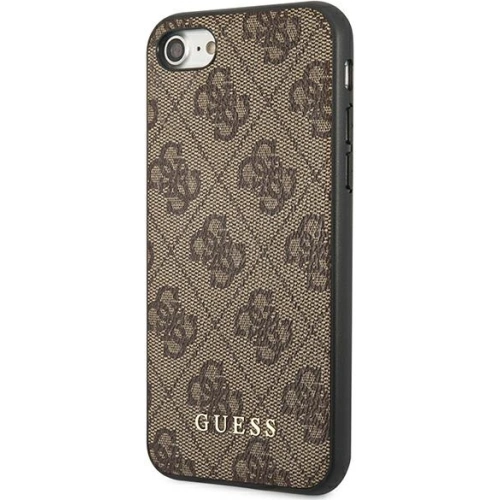 Kup Etui Guess GUHCI8G4GFBR Apple iPhone SE 2022/2020/8/7 maro/brown hard case 4G Metal Gold Logo - GUE1821BR - {ean13} - Sklep Home Screen
