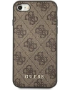 Kup Hülle Guess GUHCI8G4GFBR Apple iPhone SE 2022/2020/8/7 braun/braunes Hardcase 4G Metal Gold Logo - GUE1821BR - {ean13} - Sklep Home Screen