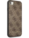 Kup Hülle Guess GUHCI8G4GFBR Apple iPhone SE 2022/2020/8/7 braun/braunes Hardcase 4G Metal Gold Logo - GUE1821BR - {ean13} - Sklep Home Screen