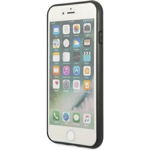 Kup Hülle Guess GUHCI8G4GFBR Apple iPhone SE 2022/2020/8/7 braun/braunes Hardcase 4G Metal Gold Logo - GUE1821BR - {ean13} - Sklep Home Screen