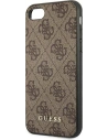 Kup Hülle Guess GUHCI8G4GFBR Apple iPhone SE 2022/2020/8/7 braun/braunes Hardcase 4G Metal Gold Logo - GUE1821BR - {ean13} - Sklep Home Screen