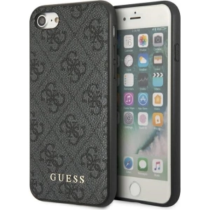 Kup Hülle Guess GUHCI8G4GFGR Apple iPhone SE 2022/2020/8/7 grau/grey Hardcase 4G Metal Gold Logo - GUE1822GRY - {ean13} - Sklep Home Screen